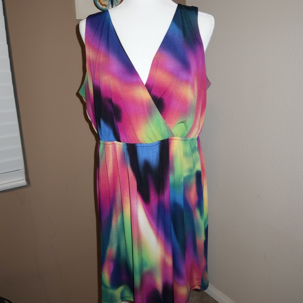 EUC Emma & Michelle Multi-Tone Mini Dress - L